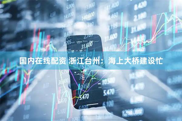 国内在线配资 浙江台州：海上大桥建设忙